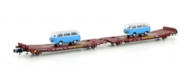 Hobbytrain 23782 TWA Flachwagen TWA800A Ep.6 