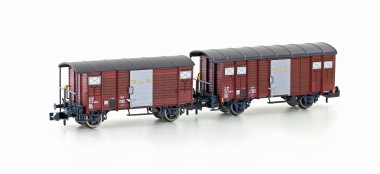 Hobbytrain 24254 BLS gedeckte Güterwagen-Set K2+K3 EP.4 