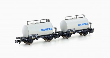 Hobbytrain 24834 DB/Danzas Kesselwagen-Set 2-tlg Ep.4 