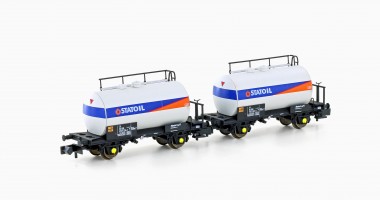 Hobbytrain 24853 DSB/Statoil Kesselwagen-Set 2-tlg Ep.4 