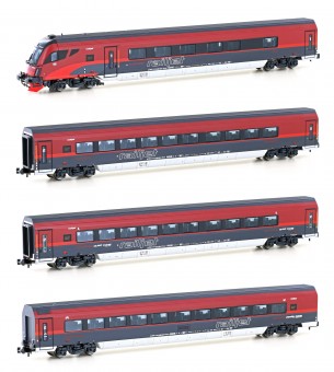 Hobbytrain 25228 4er Set Personenwagen ÖBB Railjet, Ep.V 