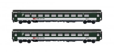 Hobbytrain 25502 SBB Personenwagen-Set 2-tlg Ep.5/6 