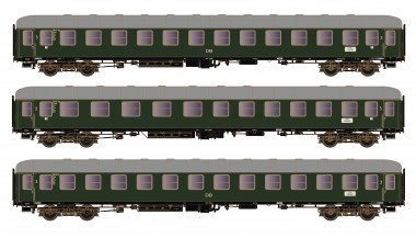 Hobbytrain 43034 DB Schnellzugwagen-Set D83/41 3-tlg Ep.3 