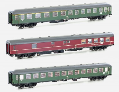 Hobbytrain 43037 DB Personenwagen-Set 3-tlg D1213 Ep.4 AC 