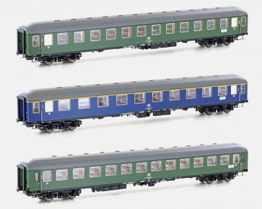 Hobbytrain 43041 DB Personenwagen-Set 3-tlg D1213 Ep.4 AC 