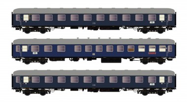 Hobbytrain 43047 3er Set Personenwagen DB, Ep.IIIb, F15/ 