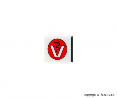 Viessmann 1377 Reklameschild Tierarzt LED-Beleuchtung 