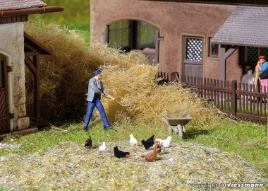 Viessmann 1528 Hühnerhof, bewegt 