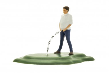 Viessmann 1534 H0 Mann muss mal in Jeans - bewegt 