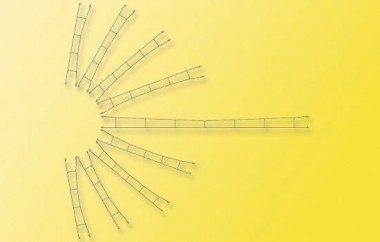 Viessmann 4138 Fahrdraht, Länge: 165,5 mm, 5 St. 