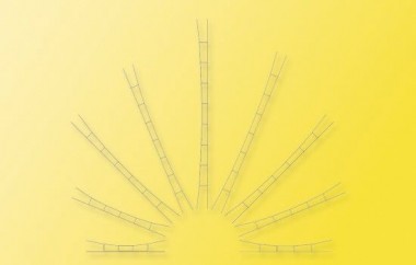 Viessmann 4154 Universal Fahrdraht, 240-270 mm, 3 St. 