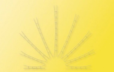 Viessmann 4158 Universal Fahrdraht, 360-400 mm, 3 St. 