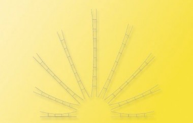 Viessmann 4258 Universal Fahrdraht 261-290 mm, 5 St. 