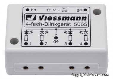 Viessmann 5065 Vierfach Blinkelektronik 