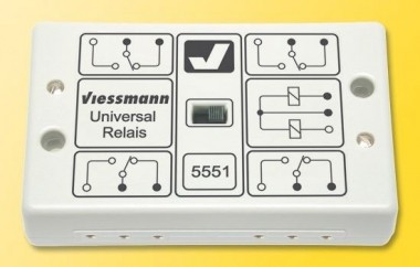 Viessmann 5551 Universal Relais 1x4UM 