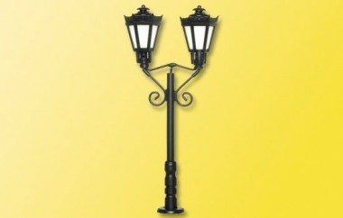 Viessmann 6073 Parklaterne zweiflammig, schwarz 