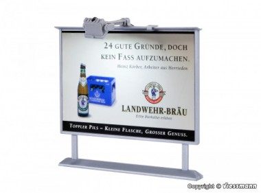 Viessmann 6336 Werbetafel mit LED-Beleuchtung 