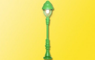 Viessmann 6411 Einheitsgaslaterne grün, Höhe: 35 mm 