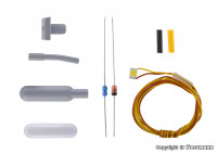 Viessmann 6725 Bausatz LED Industrieleuchte, weiß 