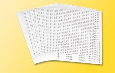 Viessmann 6848 Kabel-Beschriftungssatz 