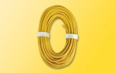 Viessmann 6897 10 m Hochstromkabel, 0,75 mm², gelb 