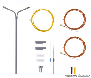Viessmann 6923 Bausatz Peitschenleuchte, doppelt 