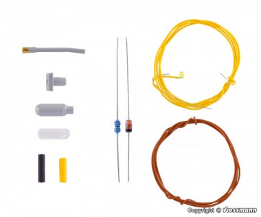 Viessmann 6925 Bausatz LED Industrieleuchte, weiß 