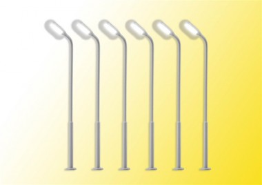 Viessmann 69906 Peitschenleuchte LED weiß 5+1 