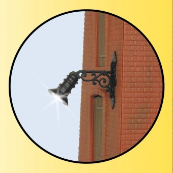 Viessmann 9076 Wandlaterne mit LED, warmweiß 