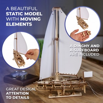 Ugears Mechanical 70193 UGEARS Ocean Beauty Yacht
 
