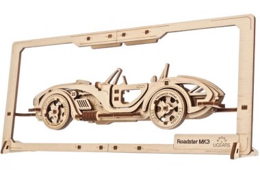 Ugears Mechanical 70195 UGEARS Roadster MK3 2,5D Puzzle 