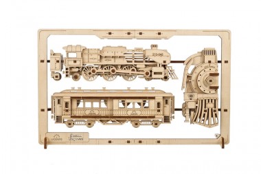 Ugears Mechanical 70207 UGEARS Dampf Express 2,5D Puzzle 