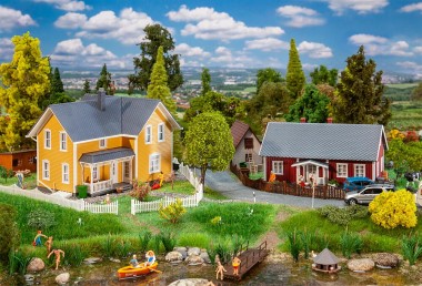 Faller 130604 2 Schwedenhäuser 