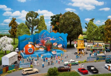 Faller 140341 Kirmes Set mit Polyp 5-tlg 
