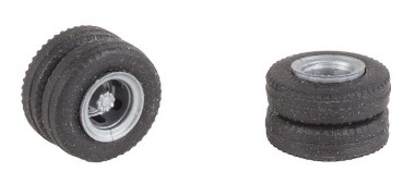 Faller 163117 2 Kompletträder (Hinterachse) 