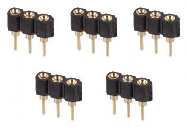 Faller 163602 5 Ladebuchsen umspritzt 