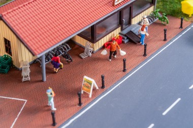 Faller 170316 PREMIUM Straßenfolie Klinkerp 