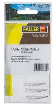 Faller 170682 Ersatzklingen für Bastelmesser 3 St. 