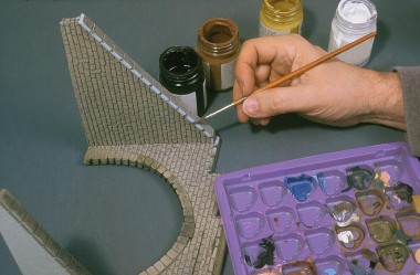 Faller 172110 Pinsel-Set, Rundpinsel mit brauner Spitz 