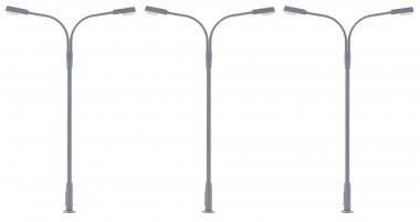 Faller 180120 LED-Kofferleuchte, zweiarmig, 