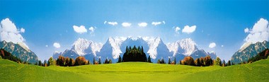 Faller 180513 Modellhintergrund Karwendelgebirge 2-tlg 