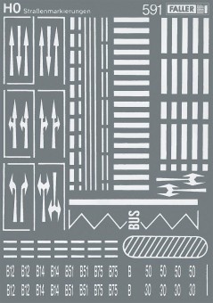 Faller 180536 Straßenmarkierungen 