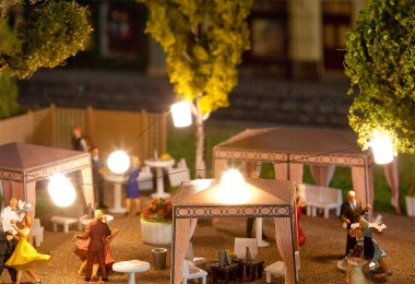 Faller 180663 Lichterkette mit Lampions 2 St. 