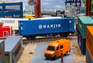Faller 180842 40' Hi-Cube Container HANJIN 