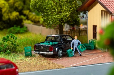 Faller 180878 12 Bierkästen ohne Flaschen 