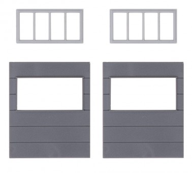 Faller 180891 2 Wandelemente mit horizontal 