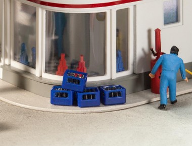 Faller 180968 4 Bierkästen mit Flaschen 