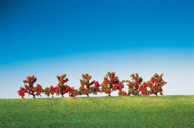 Faller 181476 Büsche rotblühend, 6 St. 