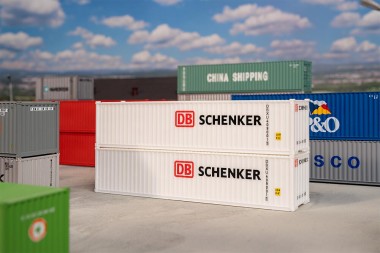 Faller 182153 40' Container DB, 2er-Set 