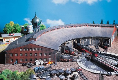 Faller 222118 Ringlokschuppen 2-ständig 